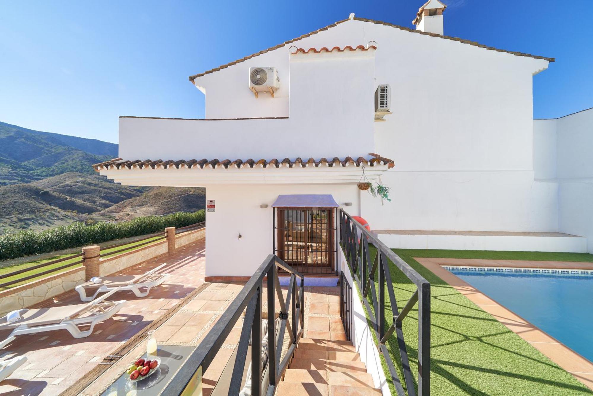 Finca Alcaparain Con Piscina En Caminito Del Rey-Carratraca Exteriér fotografie